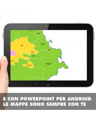 Mappa dei comuni della provincia di Siracusa ppt