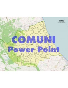 Mappa dei comuni della provincia di Teramo ppt