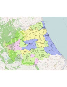 Mappa dei comuni della provincia di Teramo ppt 2