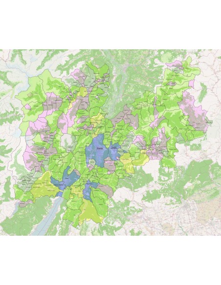 Mappa dei comuni della provincia di Trento ppt