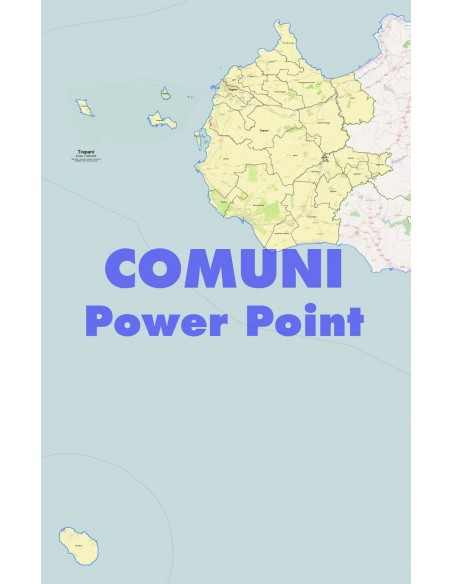 Mappa dei comuni della provincia di Trapani ppt