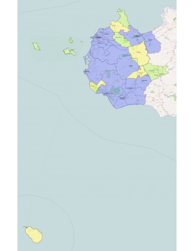 Mappa dei comuni della provincia di Trapani ppt