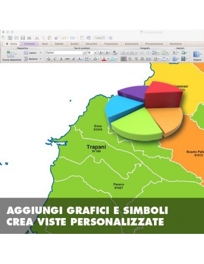 Mappa dei comuni della provincia di Trapani ppt