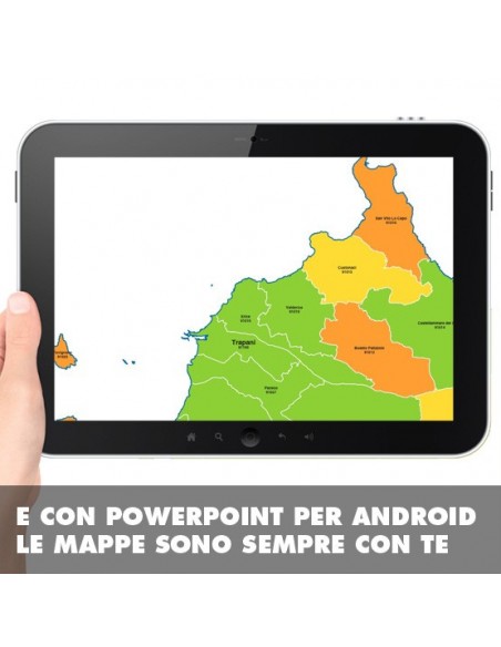 Mappa dei comuni della provincia di Trapani ppt