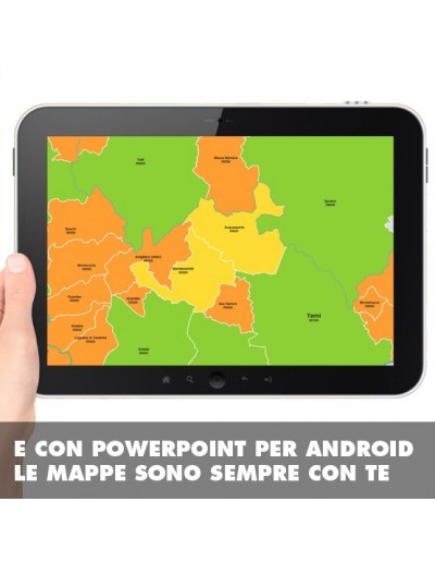 Mappa dei comuni della provincia di Terni ppt