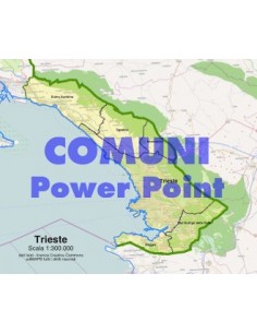 Mappa dei comuni della provincia di Trieste ppt
