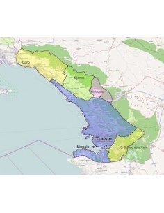 Mappa dei comuni della provincia di Trieste ppt 2