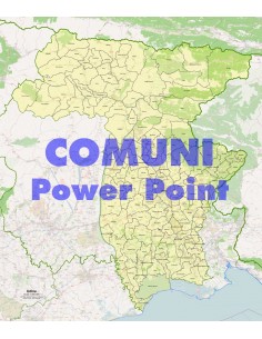 Mappa dei comuni della provincia di Udine ppt