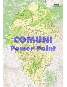 Mappa dei comuni della provincia di Vicenza ppt