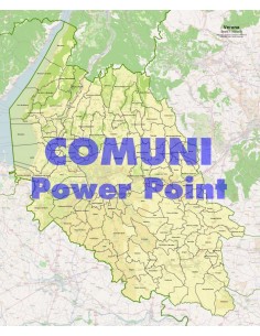 Mappa dei comuni della provincia di Verona ppt