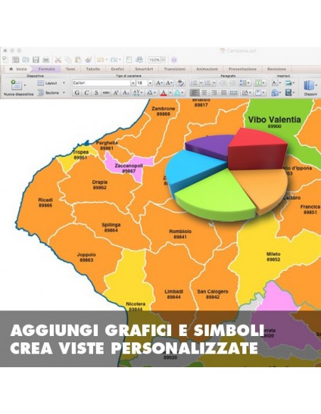 Mappa dei comuni della provincia di Vibo Valentia ppt