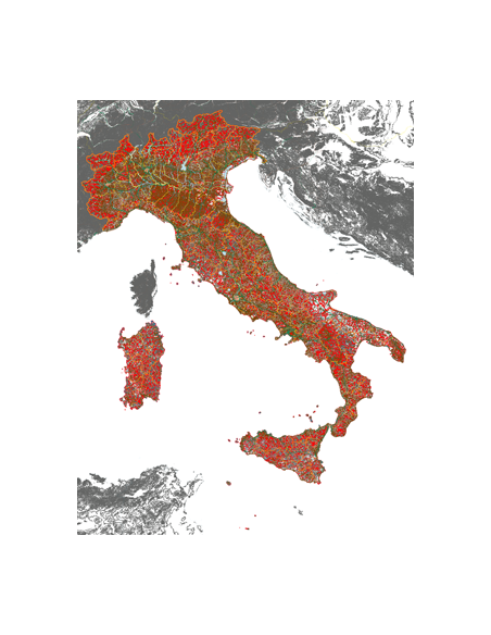 Mappa stradale con comuni d'Italia scala 1:200.000 pdf