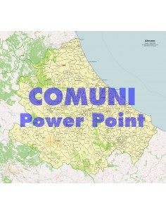 Mappa dei comuni dell'Abruzzo ppt