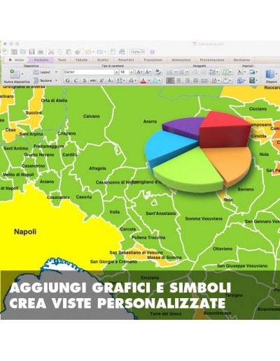 Mappa dei comuni della Campania ppt