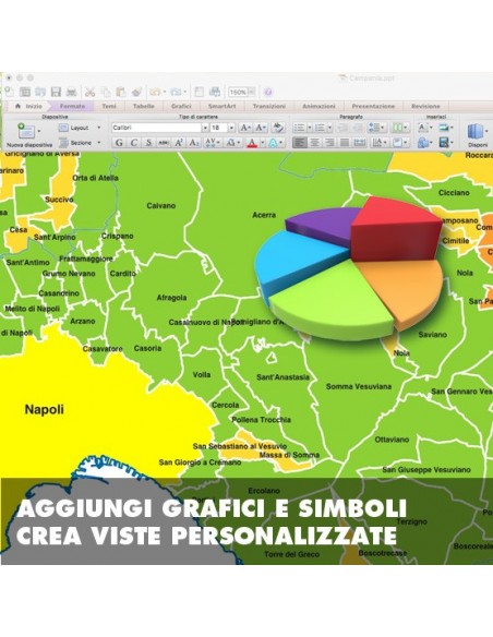Mappa dei comuni della Campania ppt
