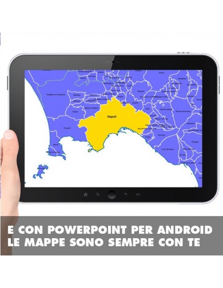 Mappa dei comuni della Campania ppt