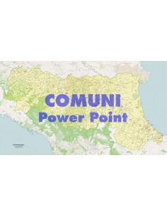 Mappa dei comuni dell'Emilia Romagna ppt