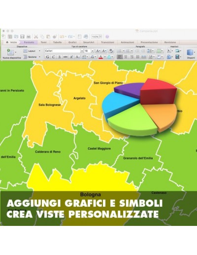 Mappa dei comuni dell'Emilia Romagna ppt