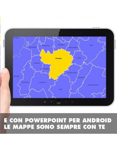 Mappa dei comuni dell'Emilia Romagna ppt