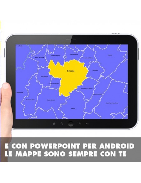 Mappa dei comuni dell'Emilia Romagna ppt