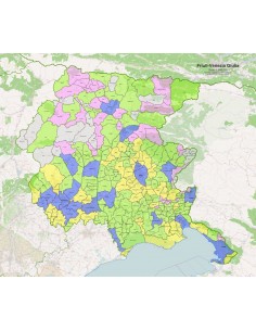 Mappa dei comuni del Friuli Venezia Giulia ppt 2