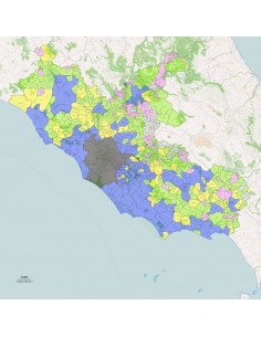 Mappa dei comuni del Lazio ppt 2