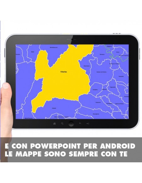 Mappa dei comuni del Lazio ppt