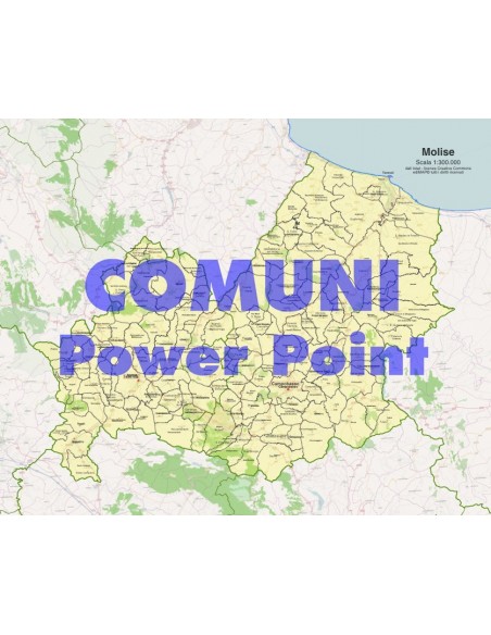 Mappa dei comuni del Molise ppt
