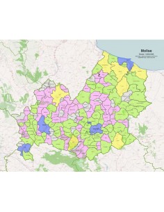Mappa dei comuni del Molise ppt 2