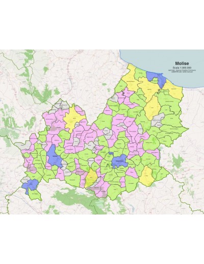 Mappa dei comuni del Molise ppt