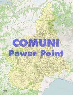 Mappa dei comuni del Piemonte ppt