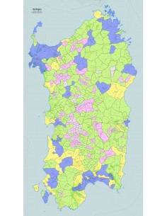 Mappa dei comuni della Sardegna ppt 2