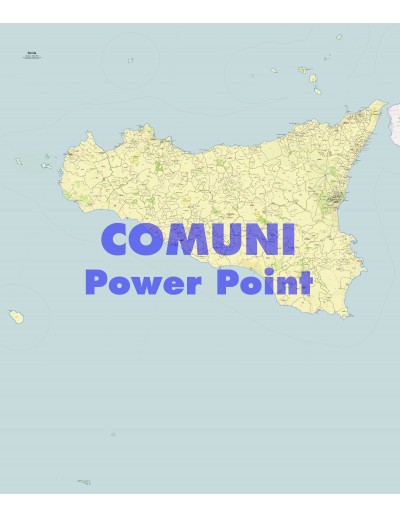 Mappa dei comuni della Sicilia ppt