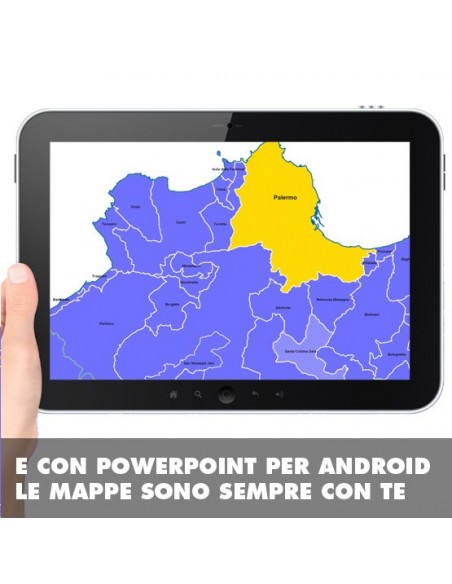 Mappa dei comuni della Sicilia ppt