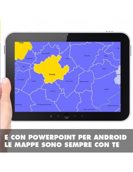 Mappa dei comuni della Toscana ppt