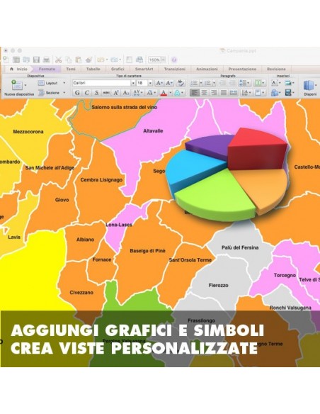 Mappa dei comuni del Trentino Alto Adige ppt