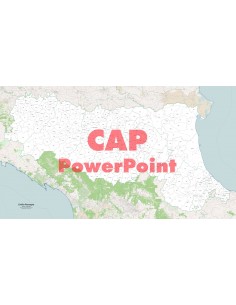 Mappa dei comuni e CAP dell'Emilia Romagna PowerPoint