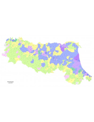 Mappa dei comuni e CAP dell'Emilia Romagna...