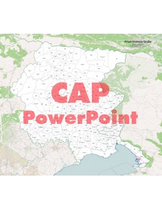 Mappa dei comuni e CAP del Friuli Venezia Giulia PowerPoint