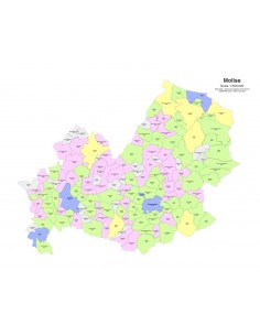 Mappa dei comuni e CAP del Molise PowerPoint 2