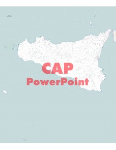 Mappa dei comuni e CAP della Sicilia PowerPoint