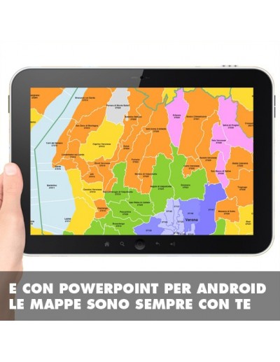 Mappa dei comuni e CAP del Veneto PowerPoint