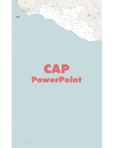 Mappa dei comuni e CAP della provincia di Agrigento PowerPoint