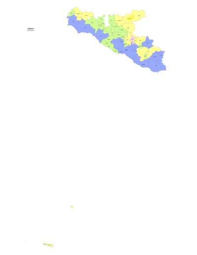 Mappa dei comuni e CAP della provincia di...