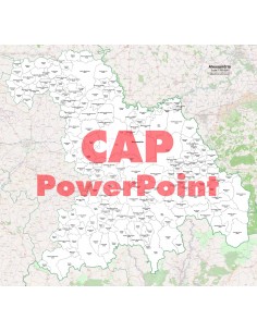 Mappa dei comuni e CAP della provincia di Alessandria...