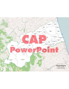 Mappa dei comuni e CAP della provincia di Ascoli Piceno PowerPoint