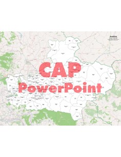 Mappa dei comuni e CAP della provincia di Avellino...