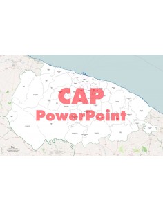 Mappa dei comuni e CAP della provincia di Bari PowerPoint