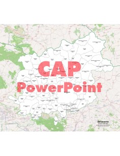 Mappa dei comuni e CAP della provincia di Benevento...