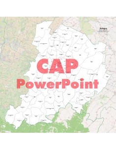 Mappa dei comuni e CAP della provincia di Bologna PowerPoint